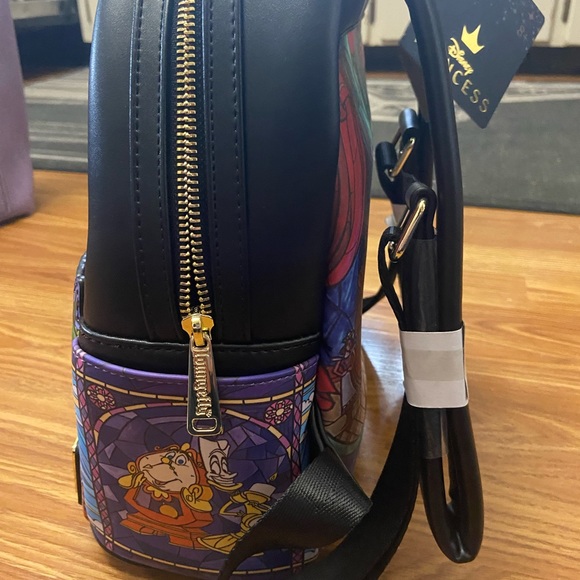 Loungefly beauty and the beast stained glass set - Picture 6 of 9